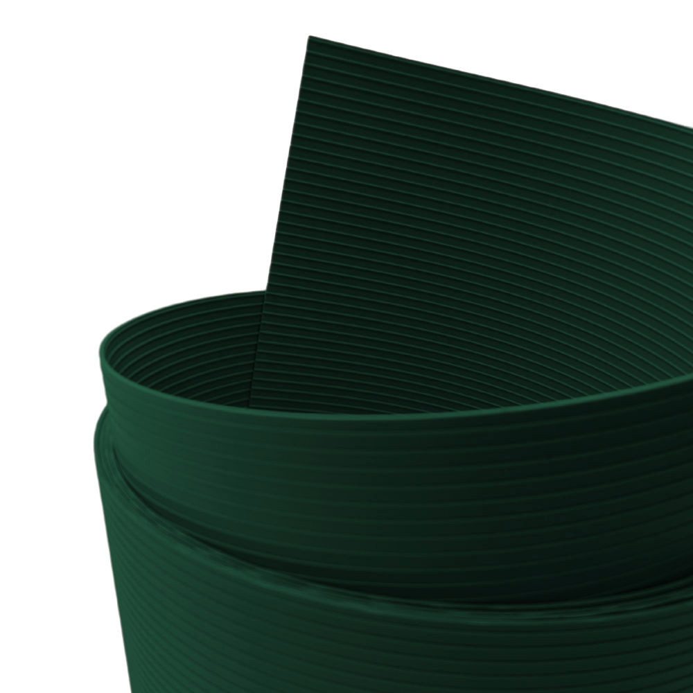 zaunzu Sichtschutzstreifen Rille Maxi Einzelstreifen Sichtschutz 24cm hoch Grün 2,05m, (1x Einzelstreifen, 24cm hoch), 5 Jahre garantierte Farbechtheit