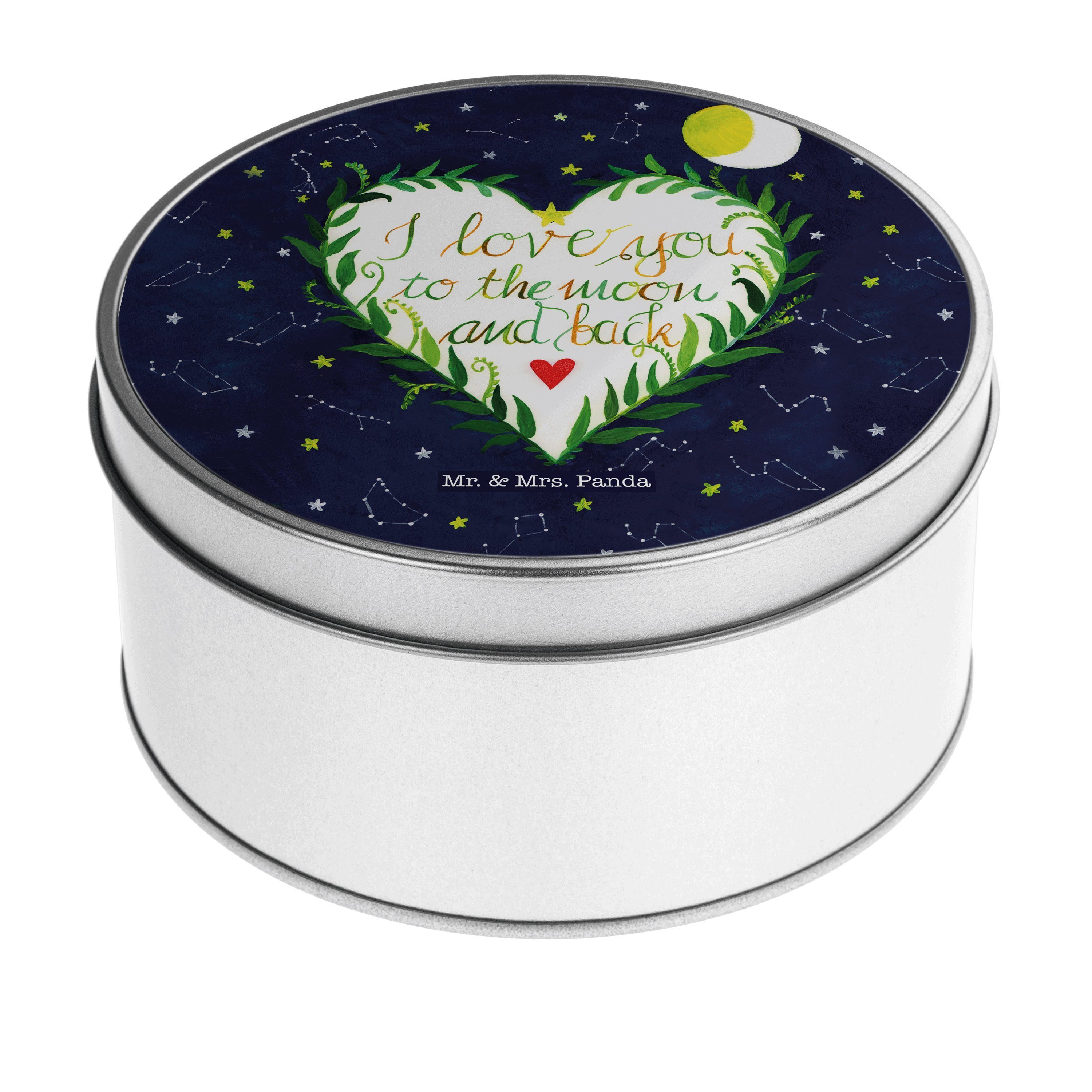 Mr. & Mrs. Panda Aufbewahrungsdose Love u to the moon & back Geschenk