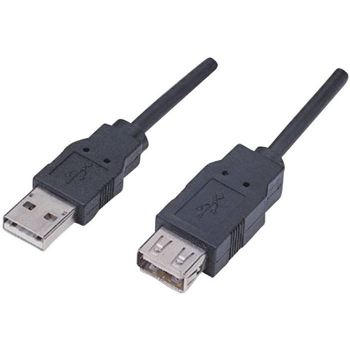 MANHATTAN USB 2 Verlängerungskabel A-Stecker an A-Buchse USB-Kabel (1.80 cm) TB10305