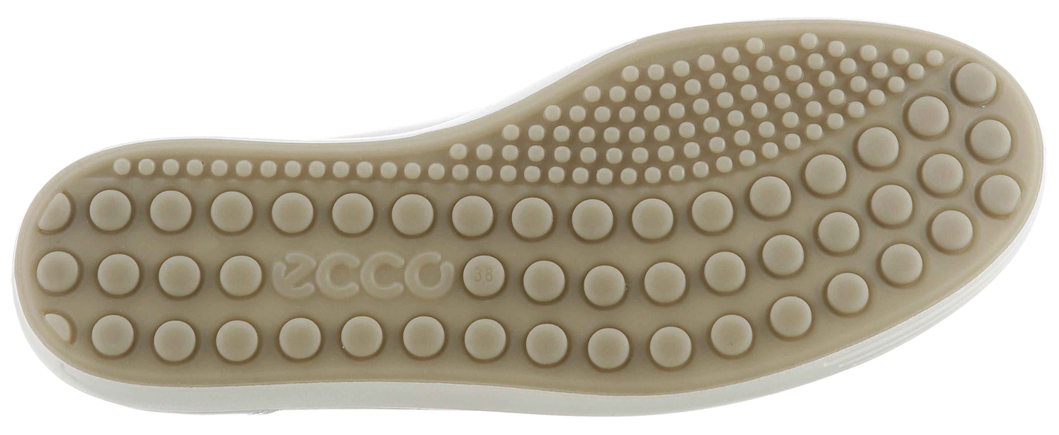 Ecco SOFT 7 W Sneaker mit Label, Freizeitschuh, Halbschuh, Schnürschuh, schmale Form