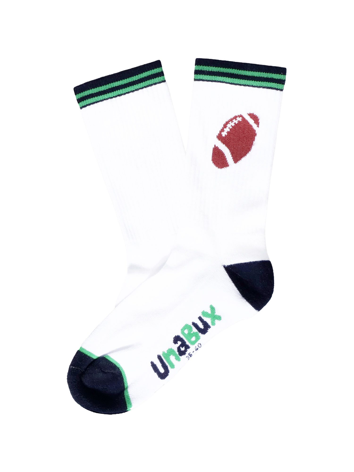 UnaBux Sportsocken Touchdown (5-Paar) Laufsocken, Trainingssocken, Fitnesssocken