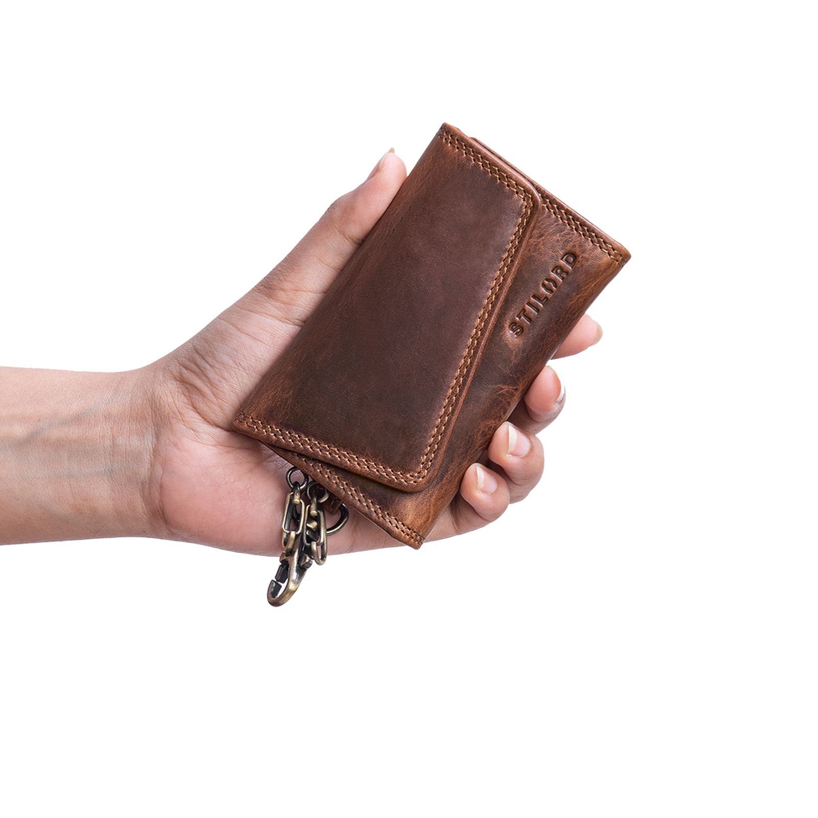 STILORD Schlüsseltasche "Tinus" Schlüsseletui mit Karabinerhaken günstig online kaufen