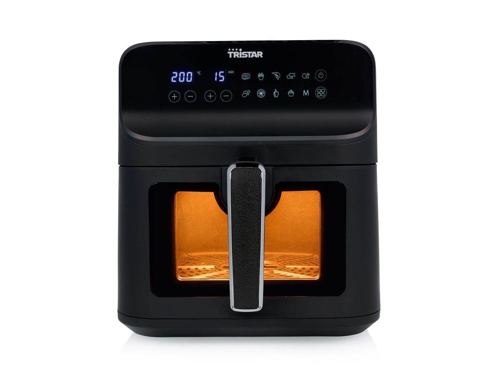 Tristar Heißluftfritteuse, 1350 W, XXL Luftfritteuse Sichtfenster Fritöse fettarm frittieren ohne Öl