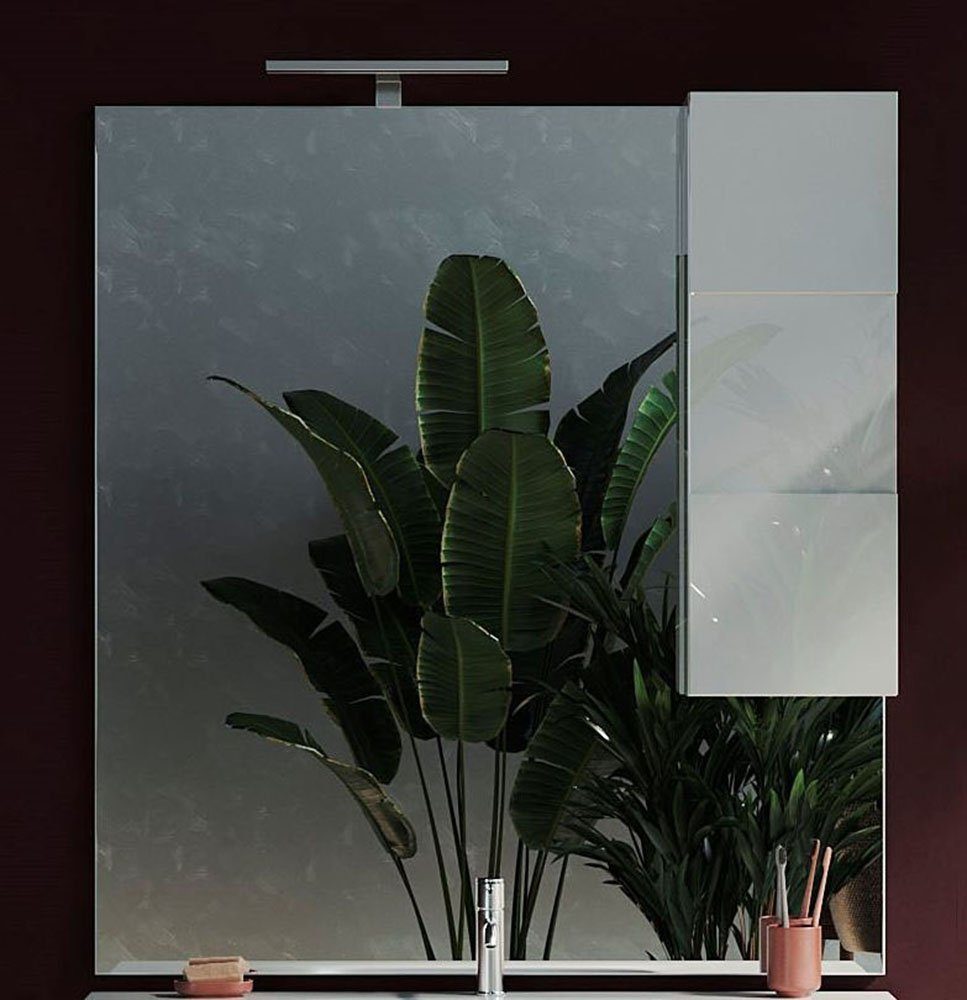 welltime Spiegelschrank Dama Badspiegelschrank mit LED, Breite 100 1 Tür, inkl. Beleuchtung
