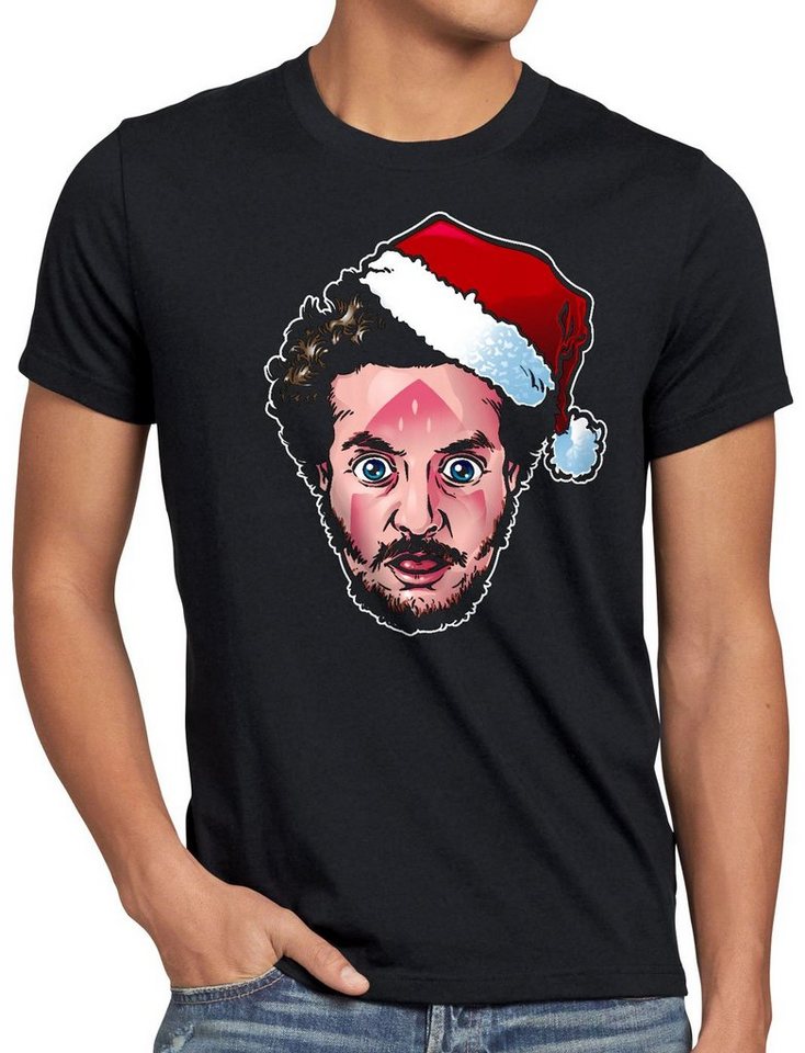 style3 Print-Shirt Herren T-Shirt Bandit Marv kevin bügeleisen allein  weihnachten