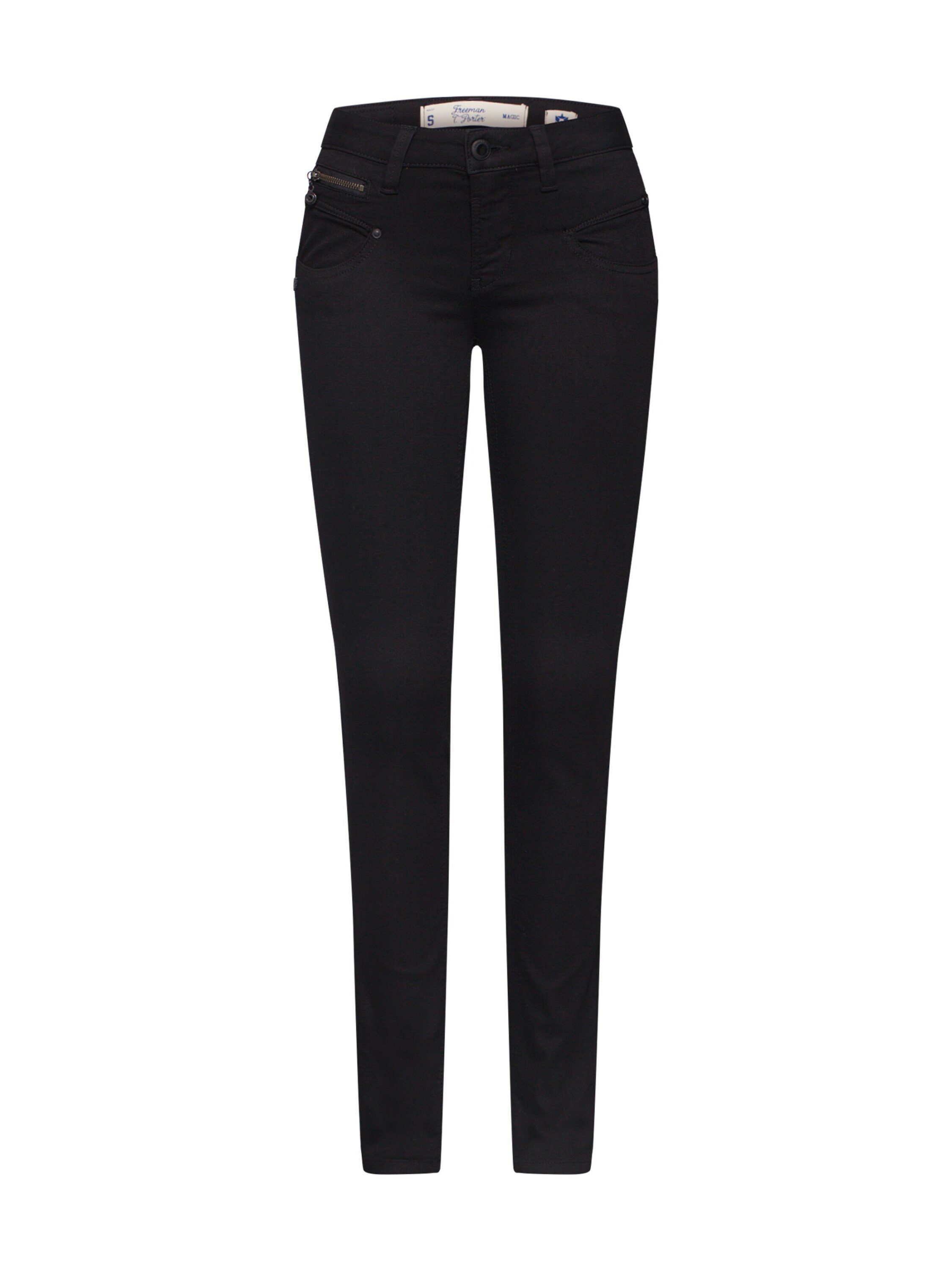 Weiteres Porter 12 Slim-fit-Jeans Plain/ohne Freeman Alexa Detail T. Details, black (1-tlg)