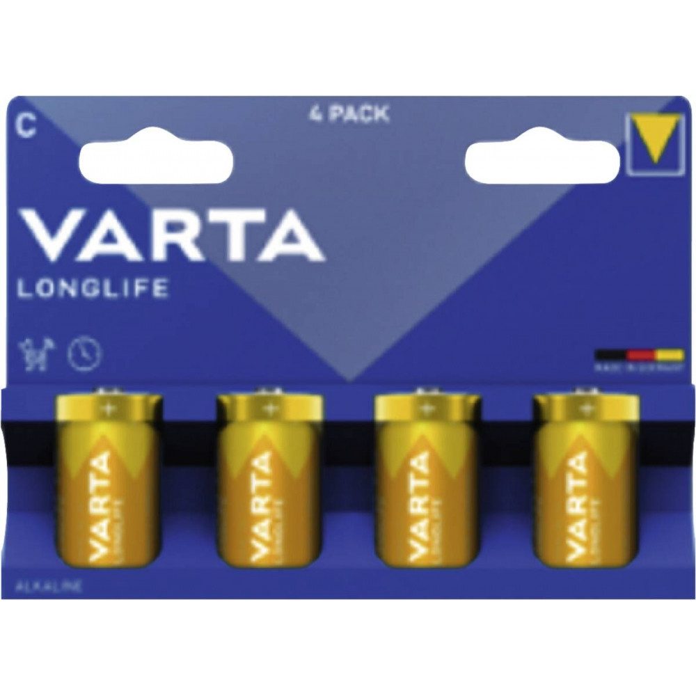 VARTA Varta 4114 LONGLIFE Baby C Батареи 4er Blister Akku Varta 4114 LONGLIFE Baby C Blister 4er, Hohe Leistung für Babygeräte