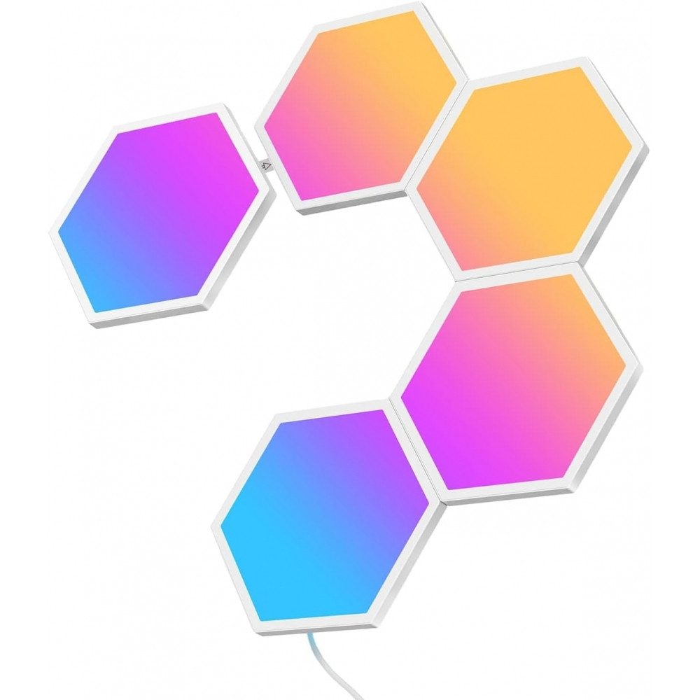 Govee LED Panel Glide Hexa LED-Leuchte 5er Pack - Light Panels - weiß