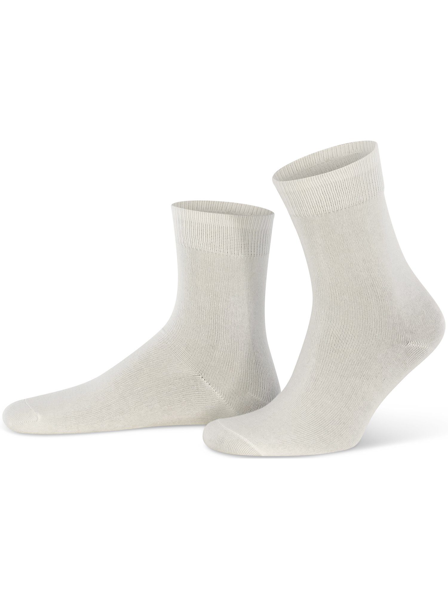 Classic (8-Paar) Freizeitsocken weiß Nur Baumwolle Die