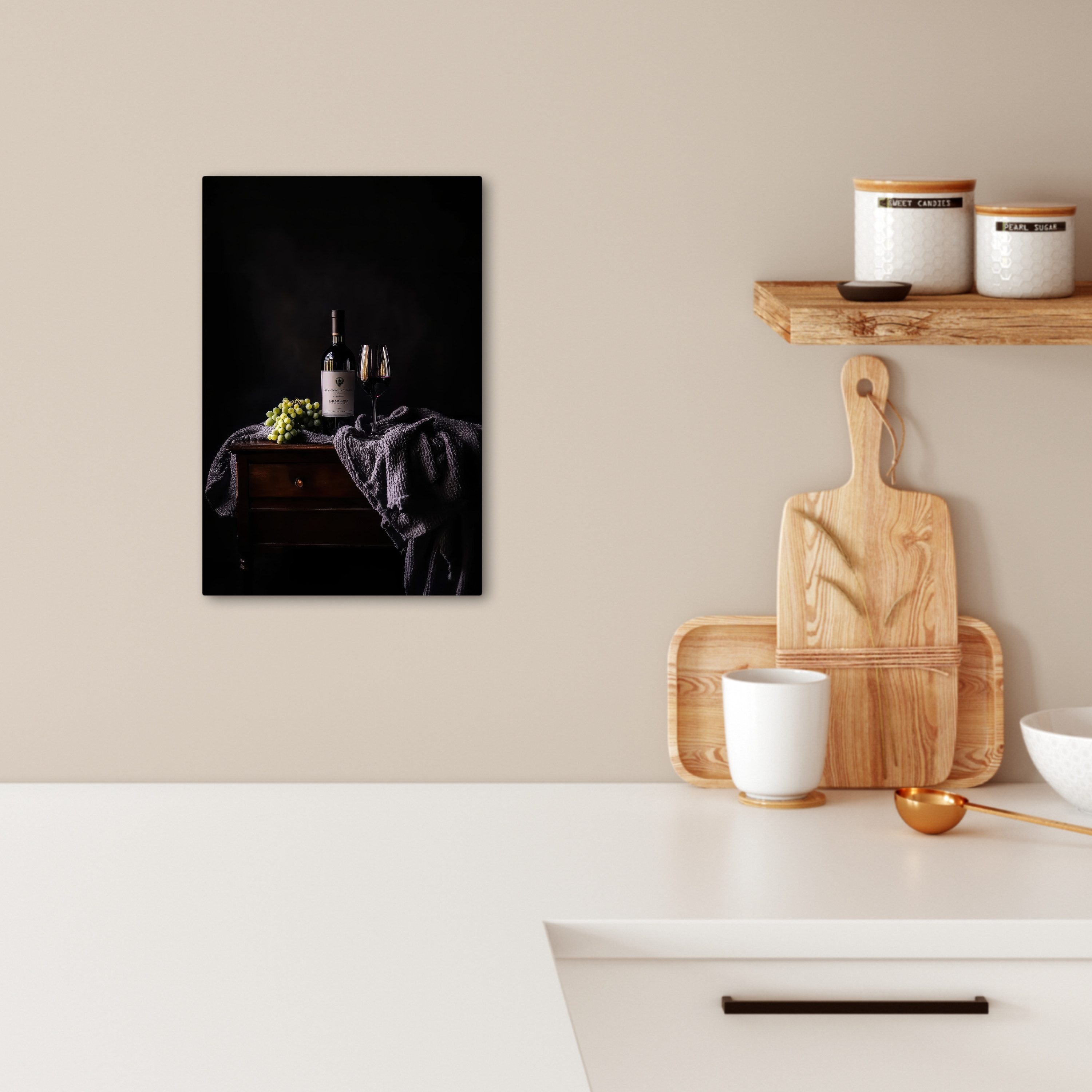 OneMillionCanvasses® Leinwandbild Trauben - Wein - günstig online kaufen