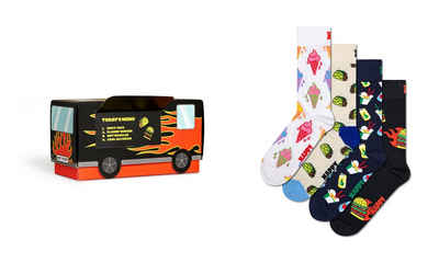 Happy Socks Socken (4-Paar) Auto-Gift-Set