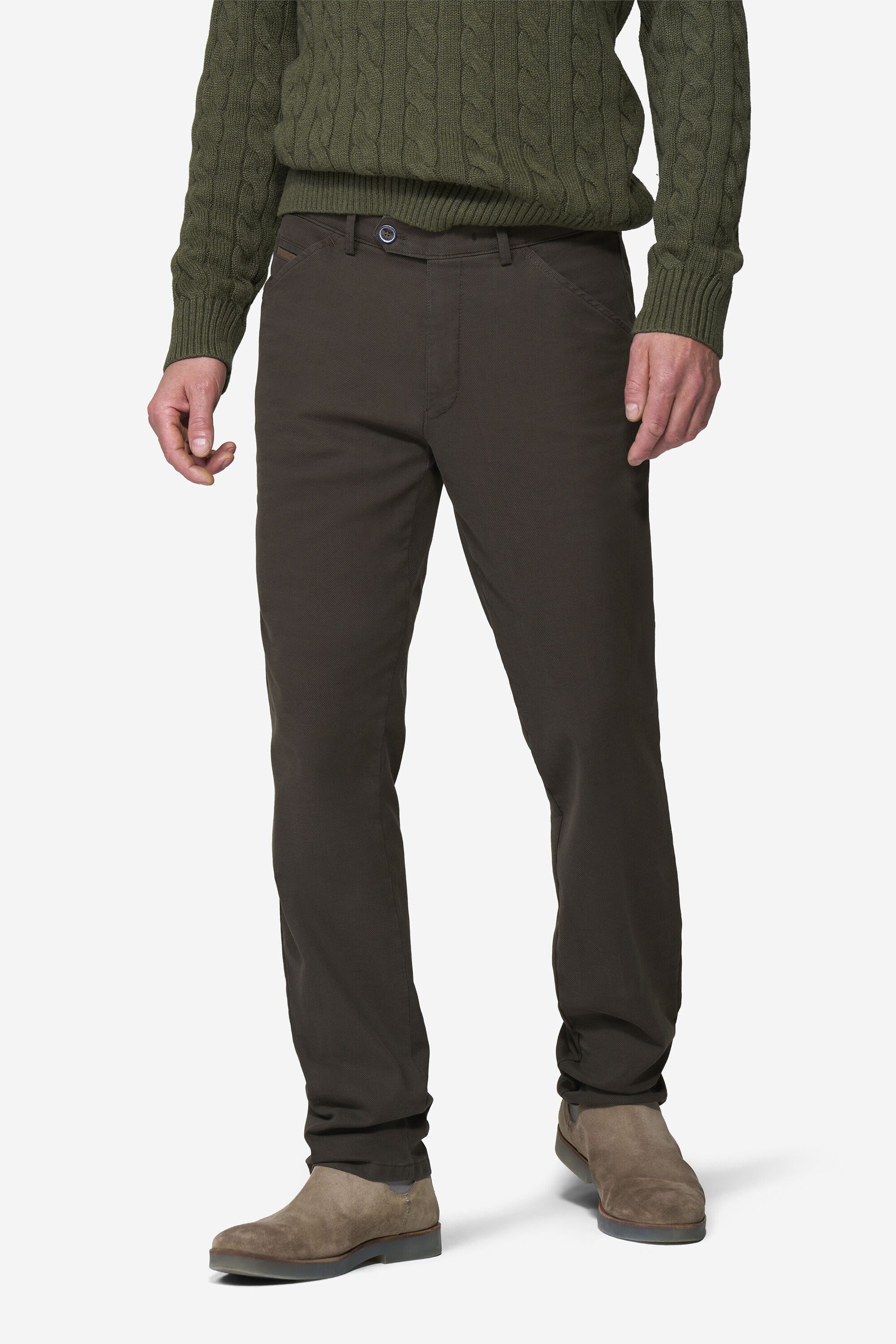 MEYER Chinos Chicago 2-5628 raffiniert eingearbeitete Micro Structure