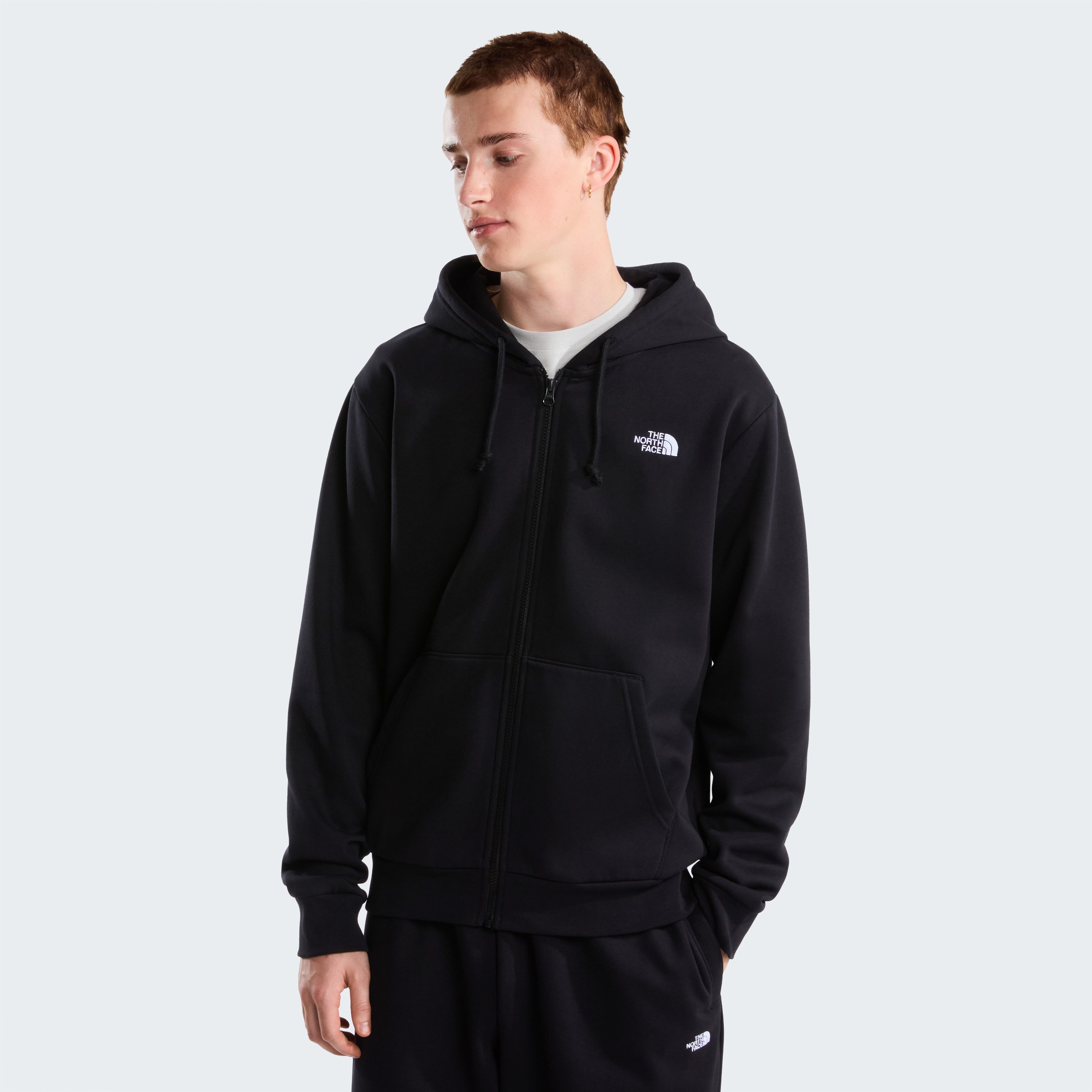 The North Face Sweatjacke M EVOLUTION SIMPLE DOME REGULAR FULL ZIP mit durchgehendem Reißverschluss, Langarm-Ausführung, gerader Schnitt