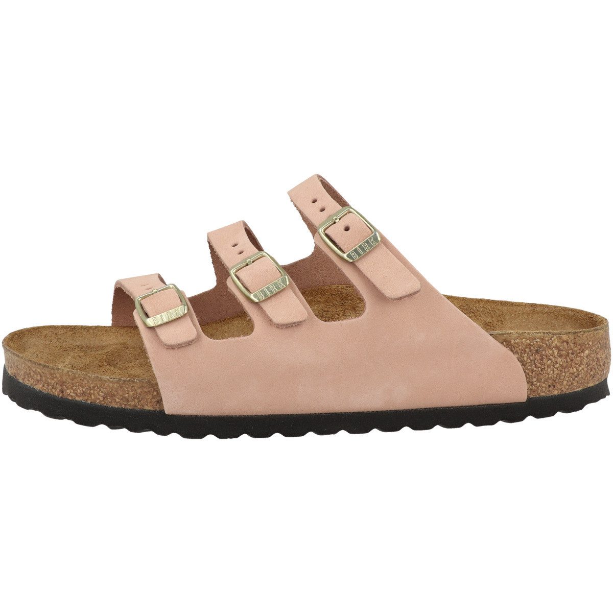 Birkenstock Florida Fresh Nubukleder schmal Damen Sandale Sandaletten, Sommerschuhe, Badeschuhe, Riemchen, Schlappen