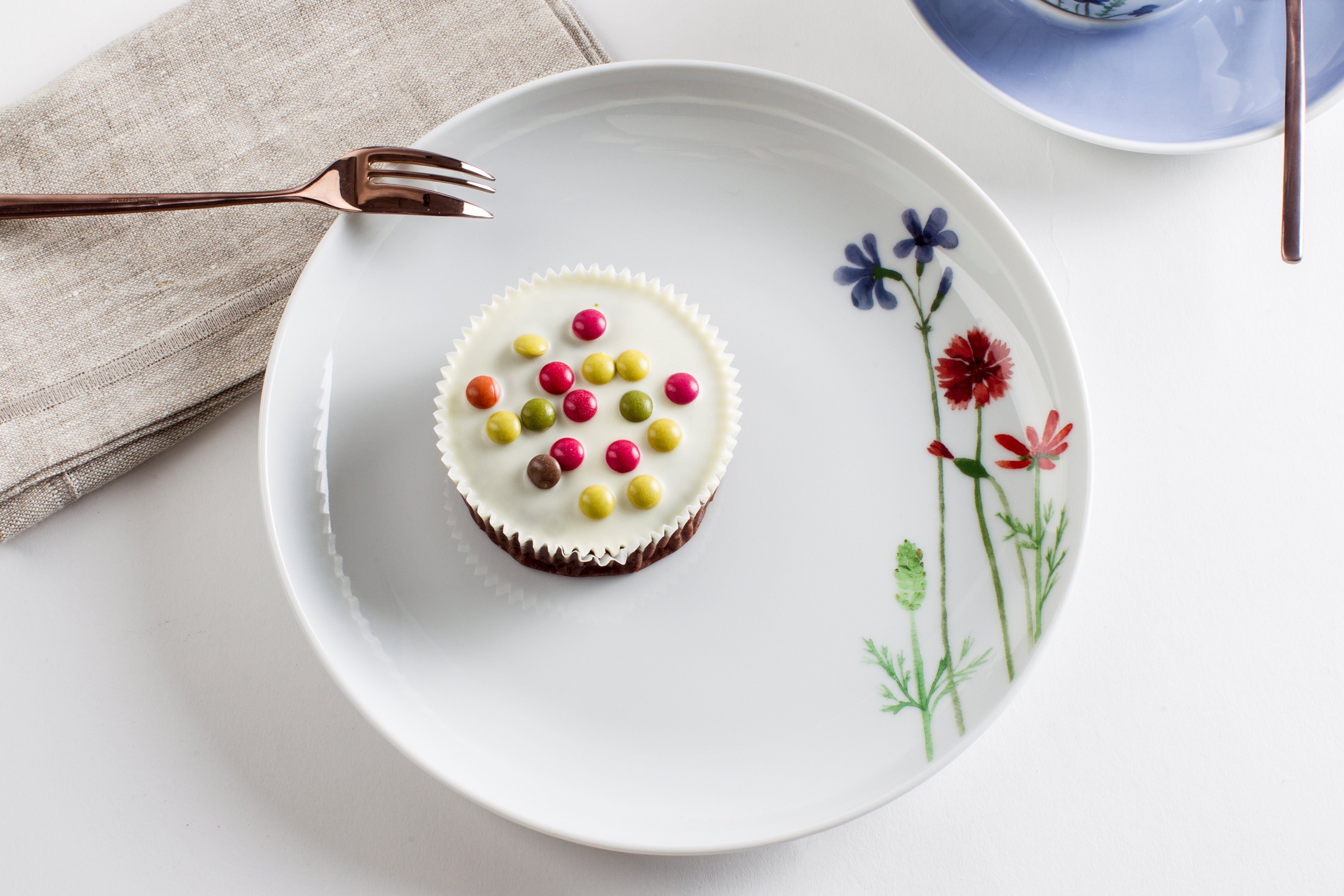 KAHLA Kaffeeservice Wildblume Kaffeeservice 18tlg. (18-tlg), 6 Personen, Porzellan, Made in Germany