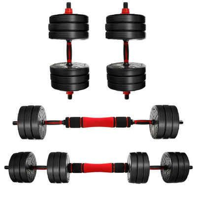 CCLIFE Hantel-Set verstellbar Hantel set Kurzhantel Langhantel Dumbbell Gewichte