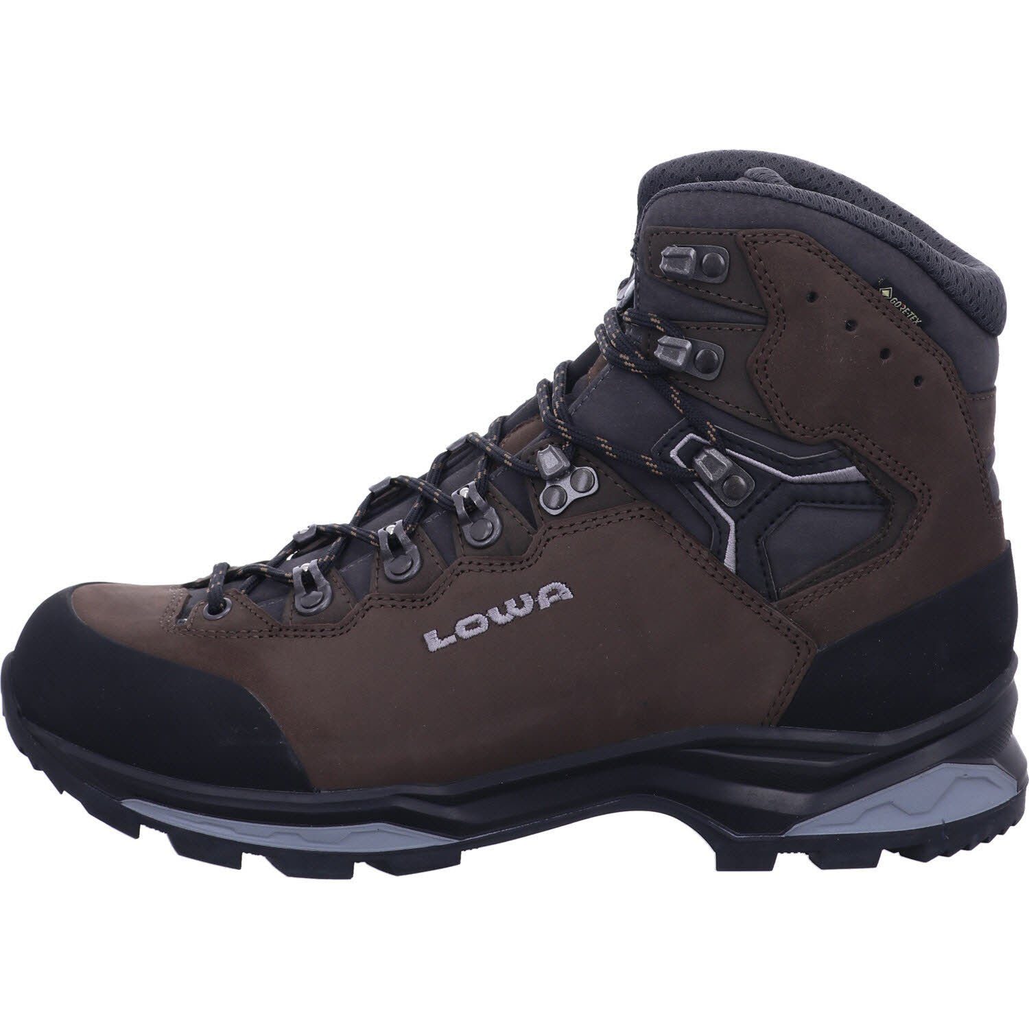 Lowa CAMINO EVO GTX braun/graphit (1-tlg) Outdoorschuh mit VIBRAM-APPTRAIL-II-Sohle