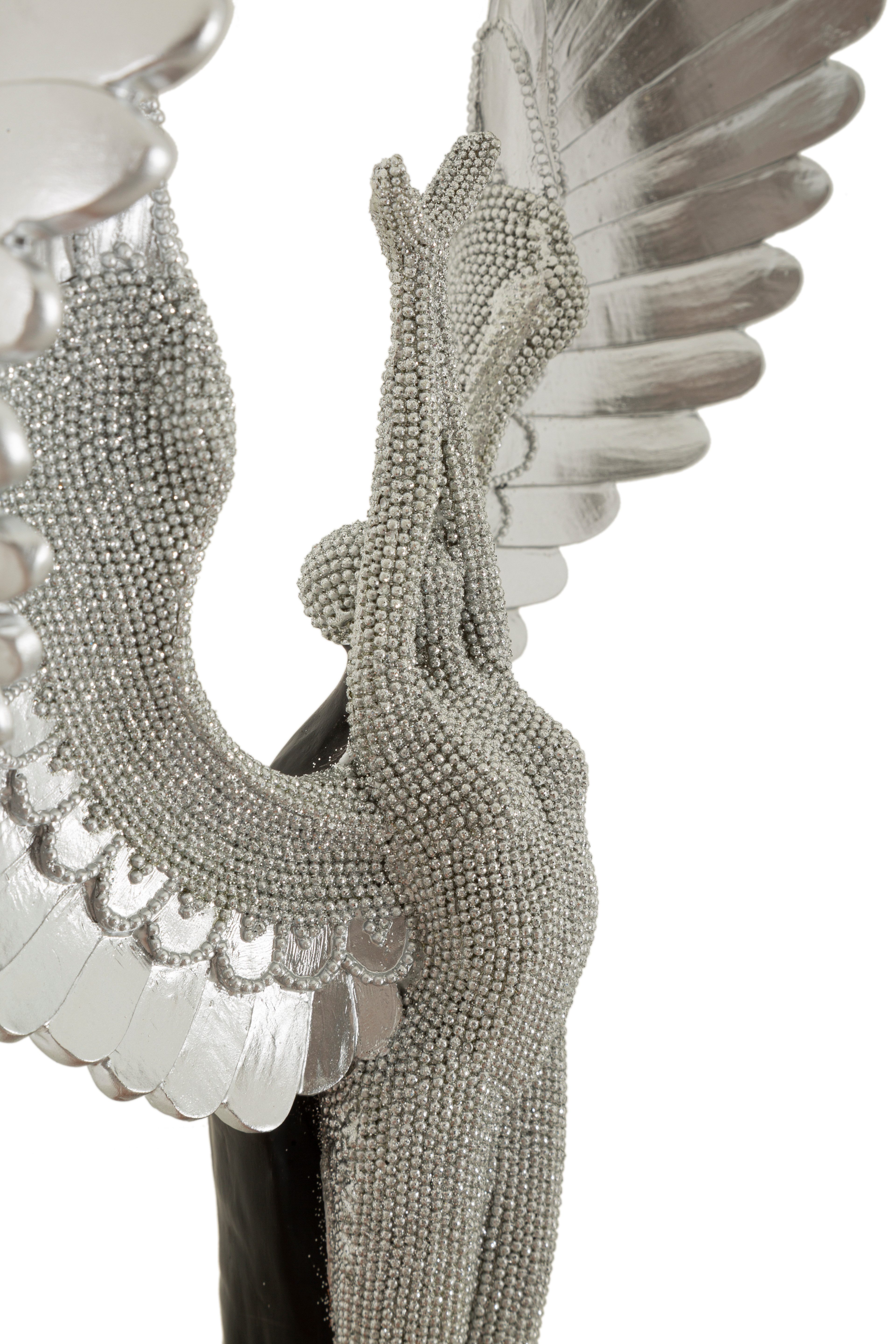MF Skulptur Engel Skulptur Angelica 48cm Polyresin Dekoration mit Perlenstruktur (1 St)