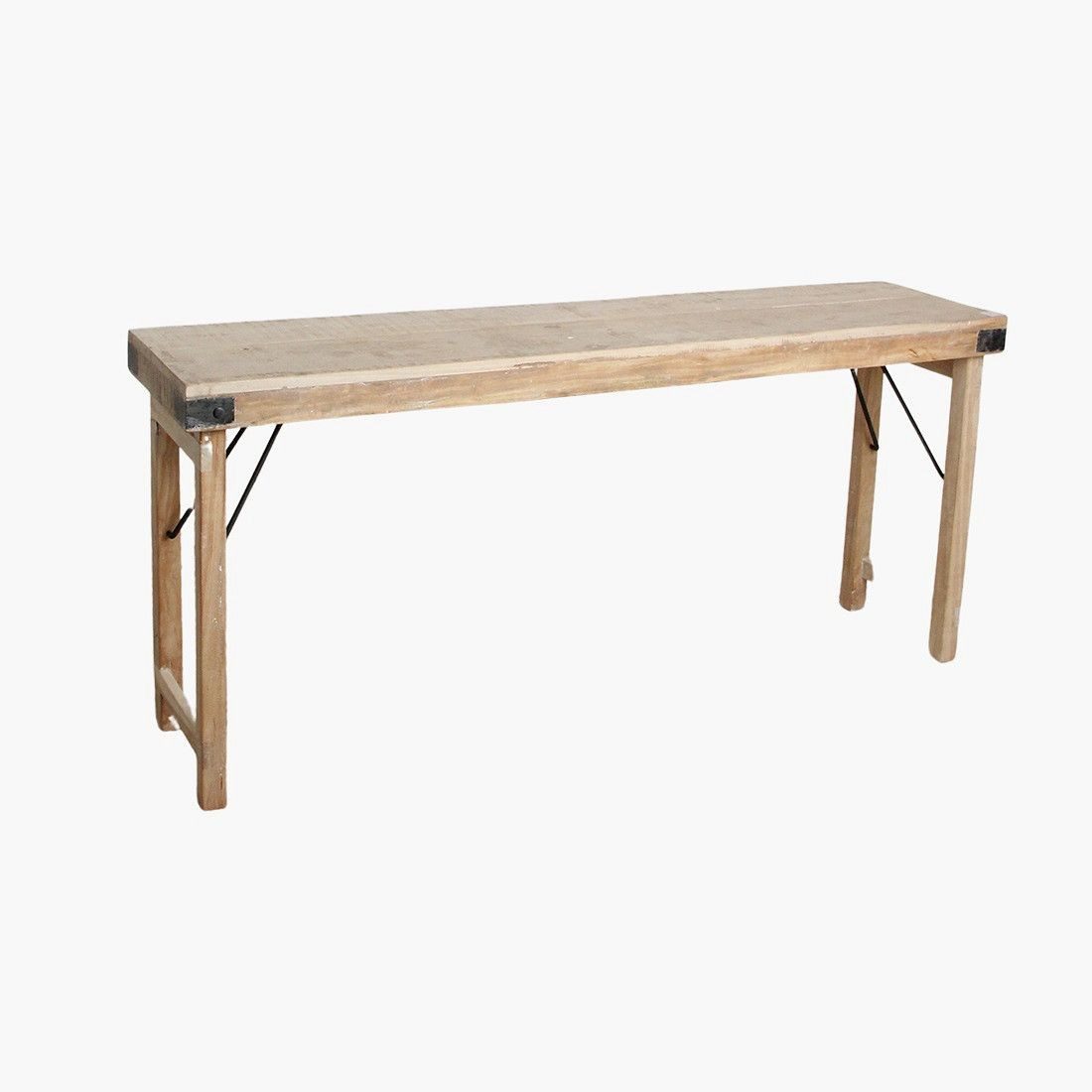 Raw Materials Amsterdam Konsolentisch Esstisch Outdoortisch Vintage Klapptisch Limewash 170/40