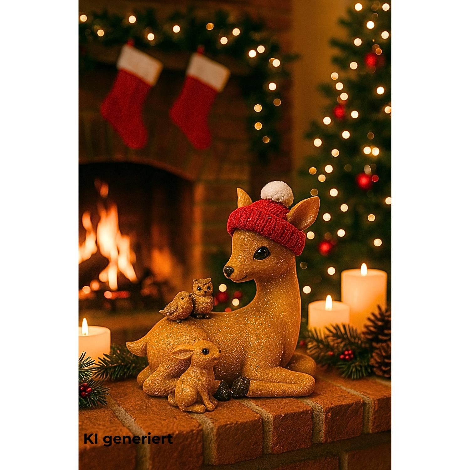 Dekohelden24 Dekofigur Rehe und Hirsche in verschiedenen Formen günstig online kaufen