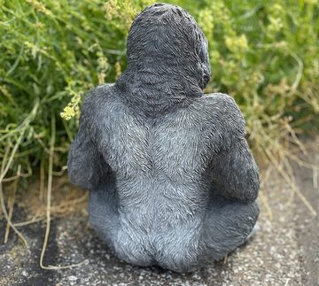 Stone and Style Gartenfigur Steinfigur Affe Gorilla "Ben"