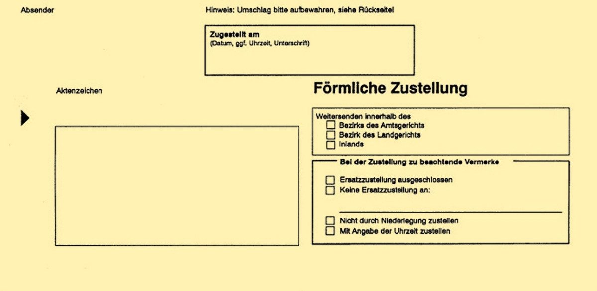 RNK Verlag Briefumschlag Postzustellung Innerer Umschlag DINlang nassklebend VE=100 Stück