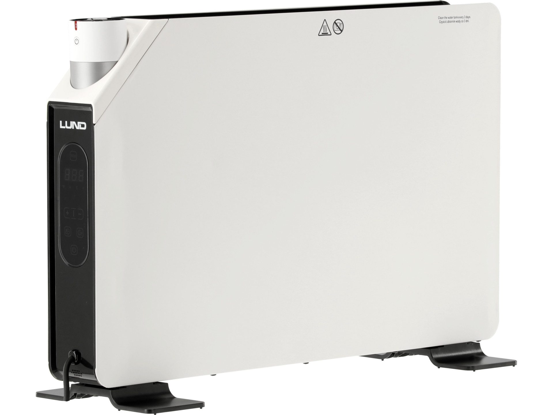 Yato Konvektor Convettore, riscaldatore 2000W con umidificatore, termostato, 2000 W