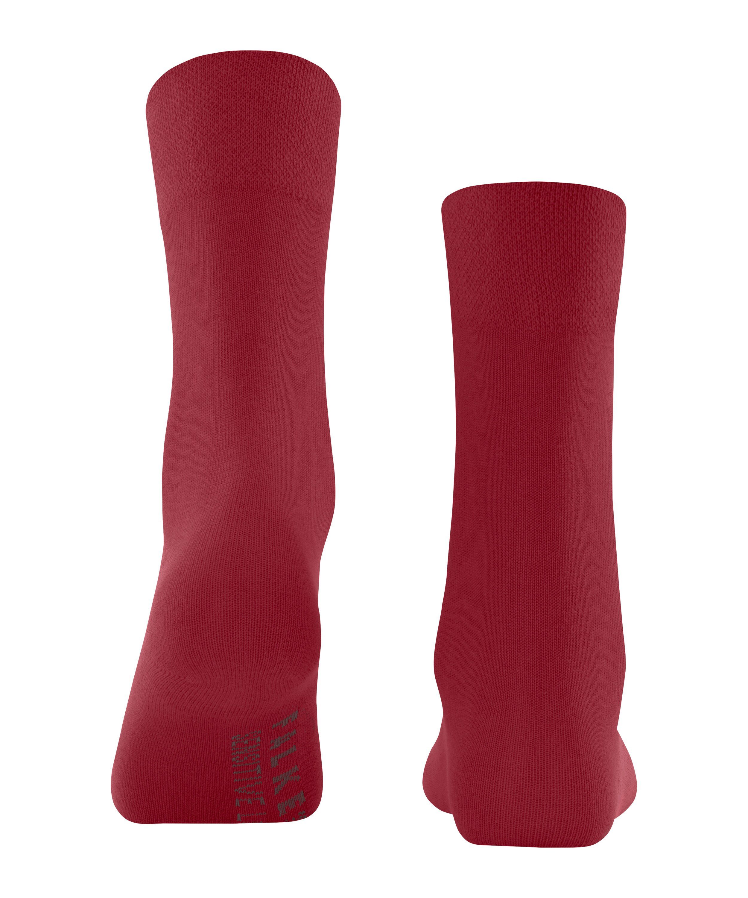 FALKE Socken Sensitive London (8228) scarlet (1-Paar)