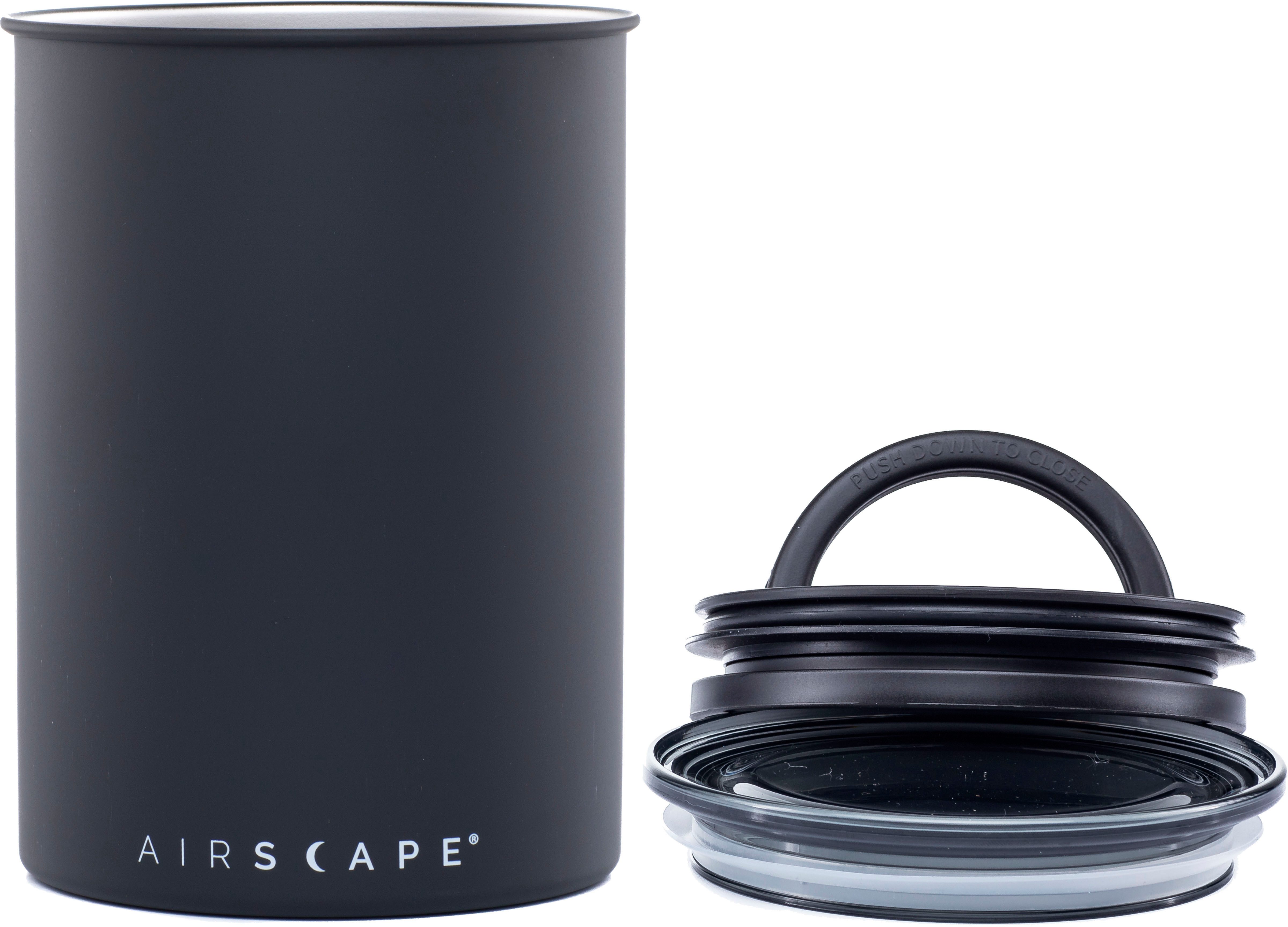 AIRSCAPE Vorratsdose Airscape®, Edelstahl, Kunststoff, (1-tlg), mit Ventil-Deckel, robuste Verarbeitung
