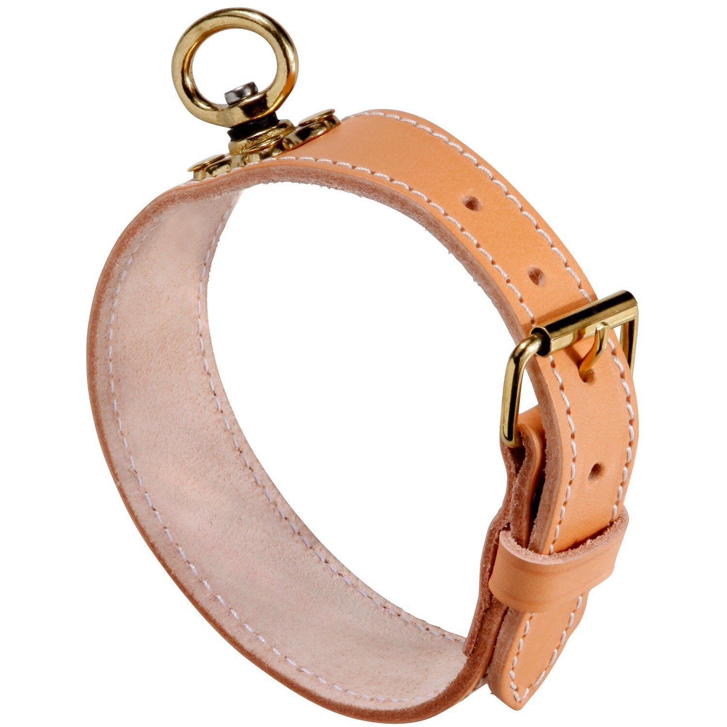 HEIM Hunde-Halsband Schweißhalsung – natur