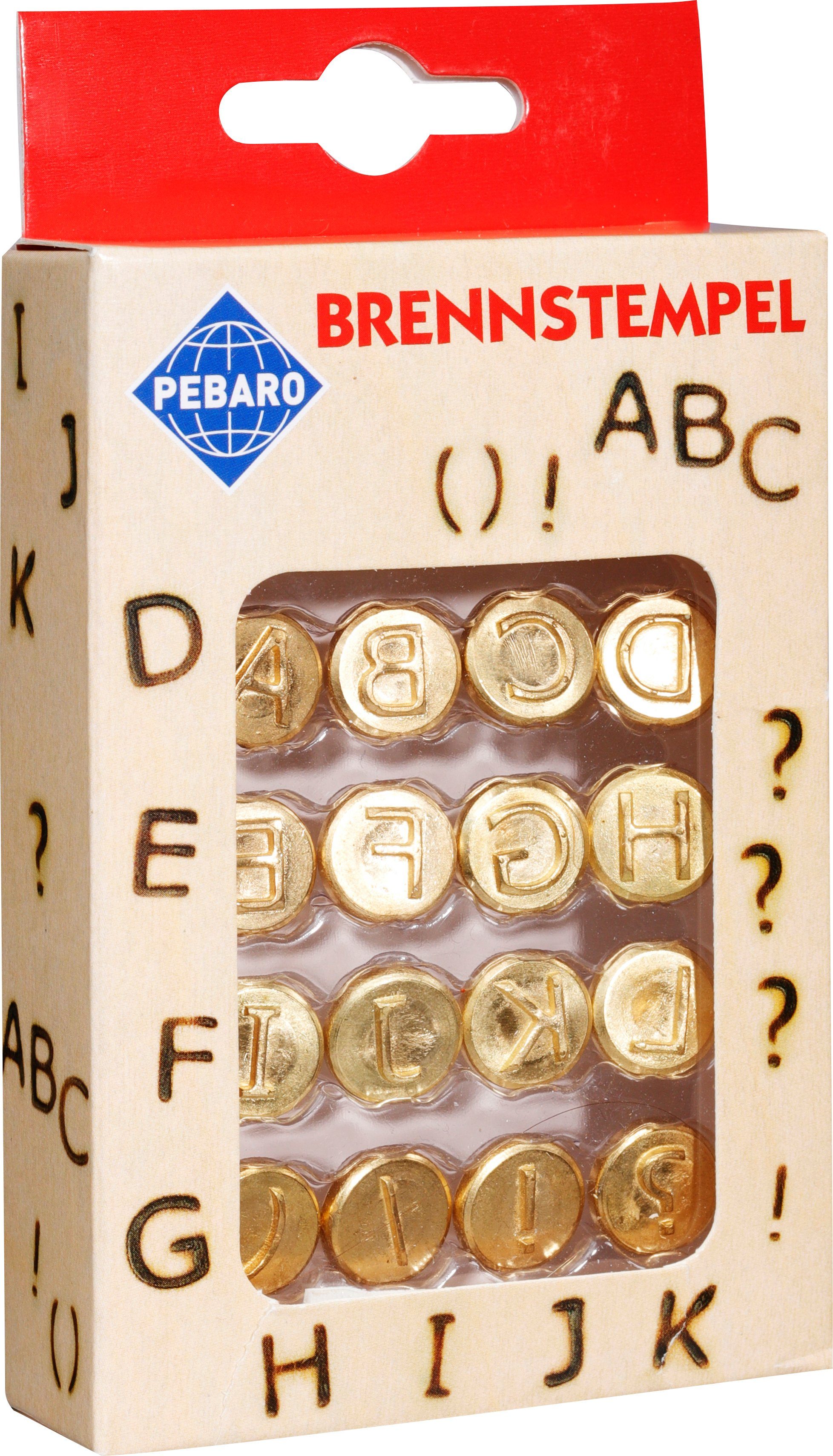 Pebaro Kreativset Brennstempel - Buchstaben und Zeichen, 20400