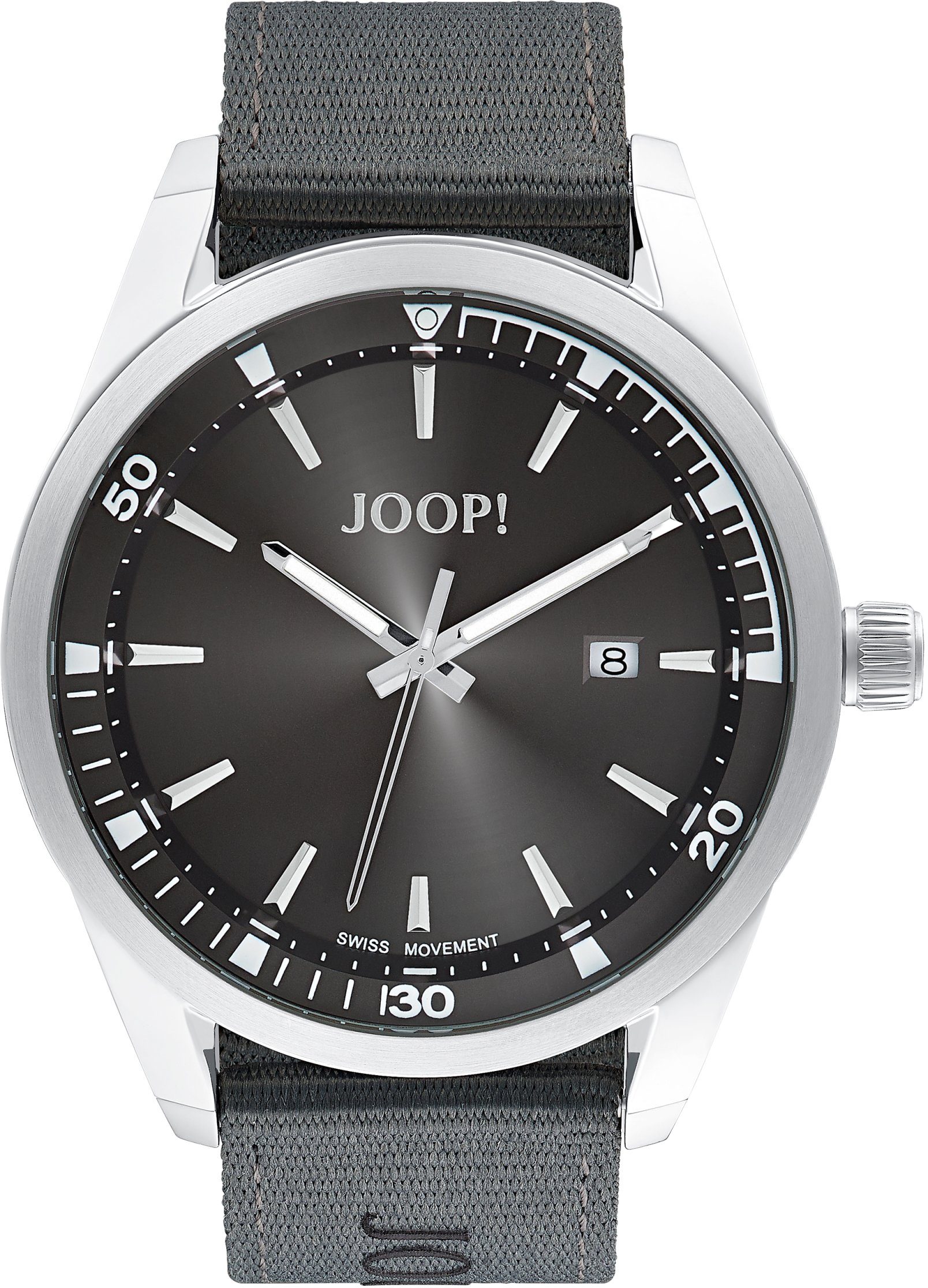 Joop! Quarzuhr 2033710, Gehäuse aus Edelstahl, Gehäuse-Ø ca. 45 mm