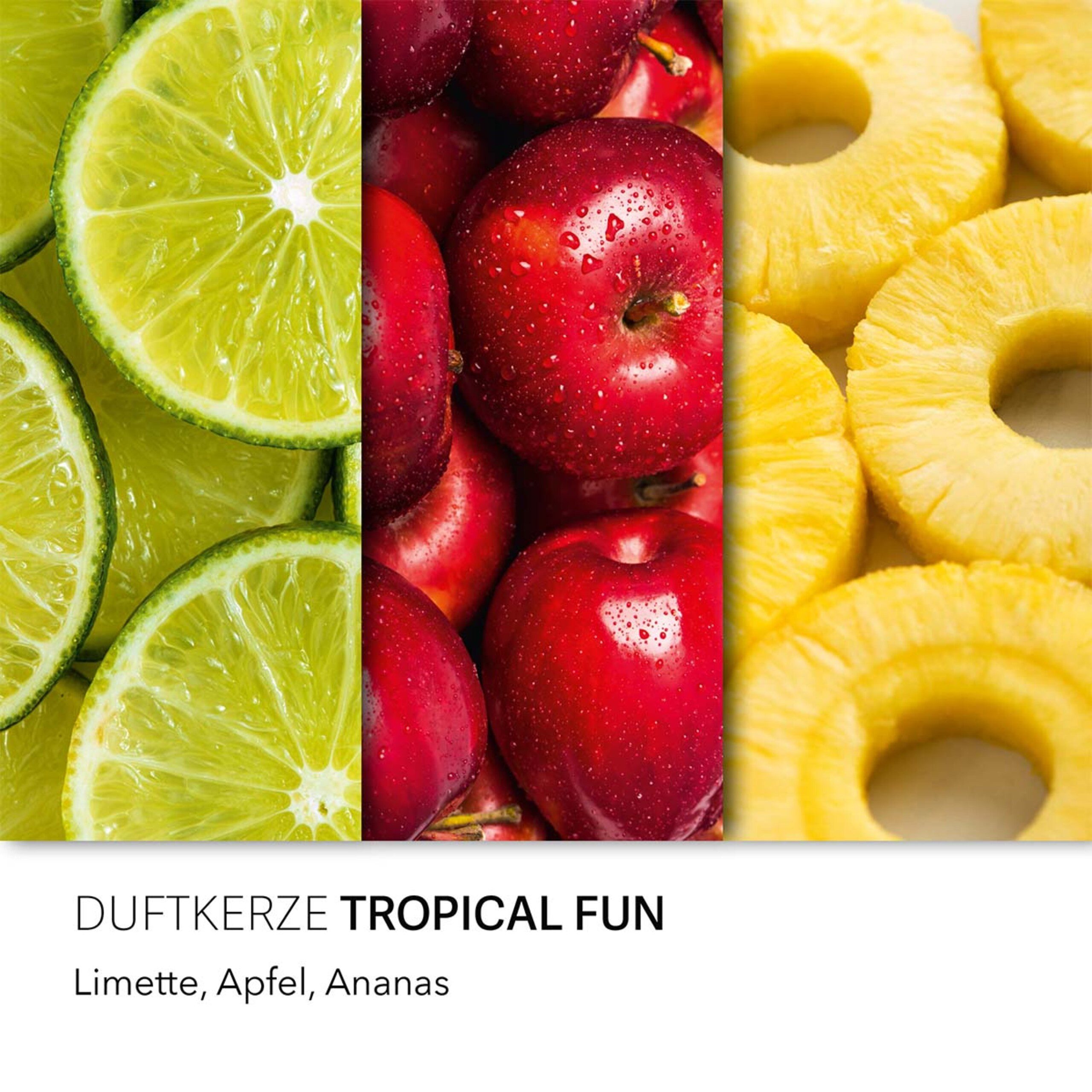 HARIBO Duftkerze Haribo™ Duftkerzen 300g Glas, Tropical Fun