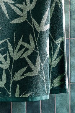 Next Handtücher Handtuch aus Bambusfasern mit Blattdesign, (1-St)