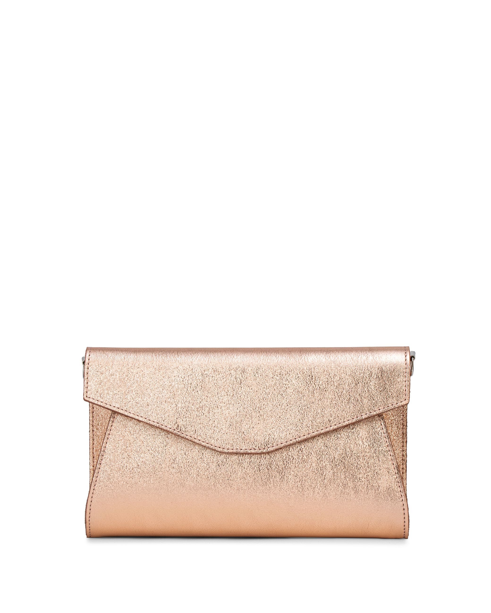 Caspar Clutch Leder Envelope Abendtasche Damen günstig online kaufen