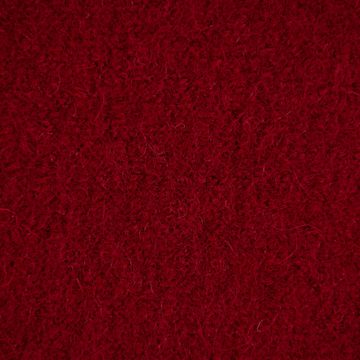 SCHÖNER LEBEN. Stoff Walkloden Mantelstoff Wollstoff aus reiner Schurwolle rot 147cm Breite, atmungsaktiv