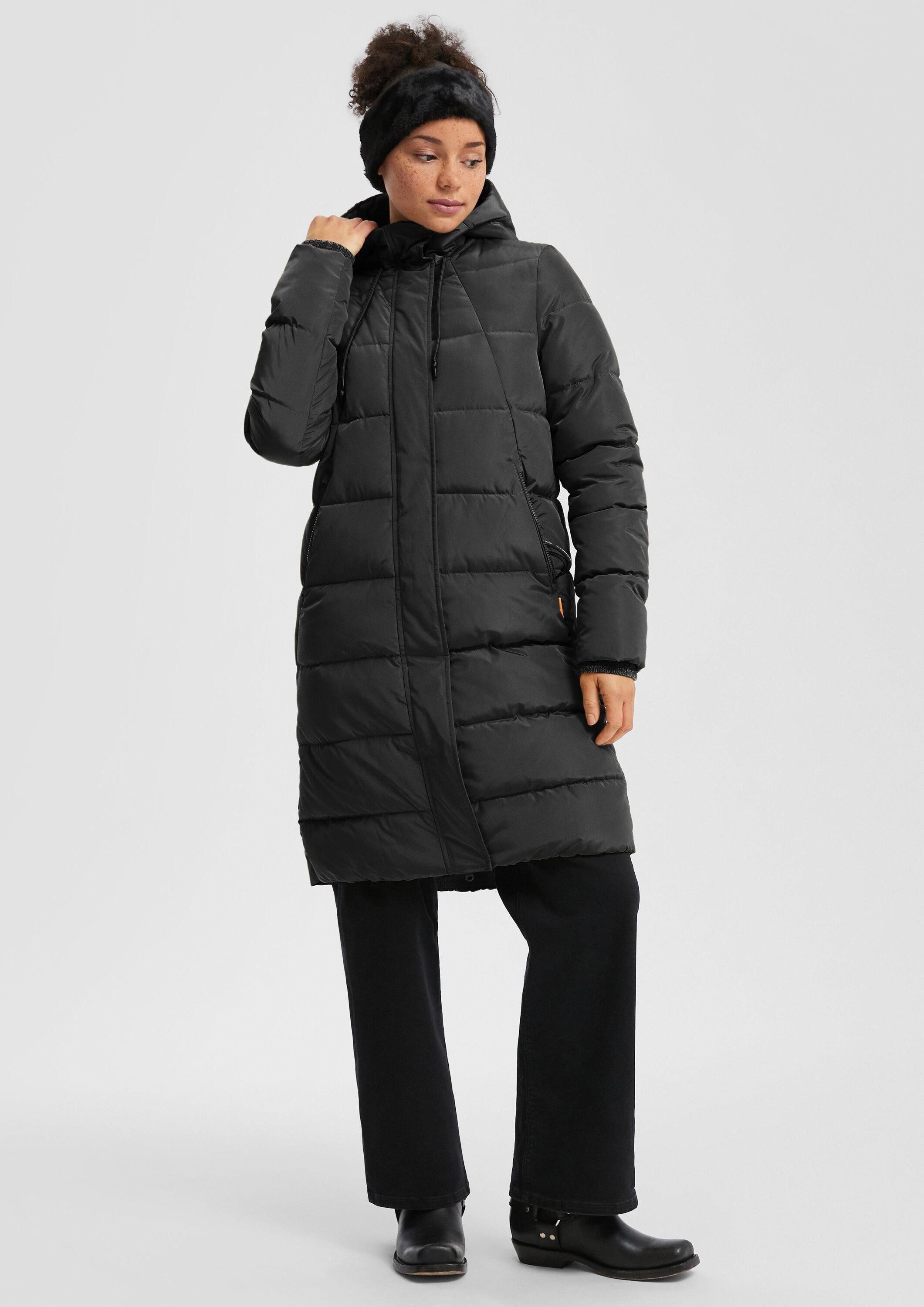 QS Wintermantel Outdoor-Mantel Wattierter Steppmantel