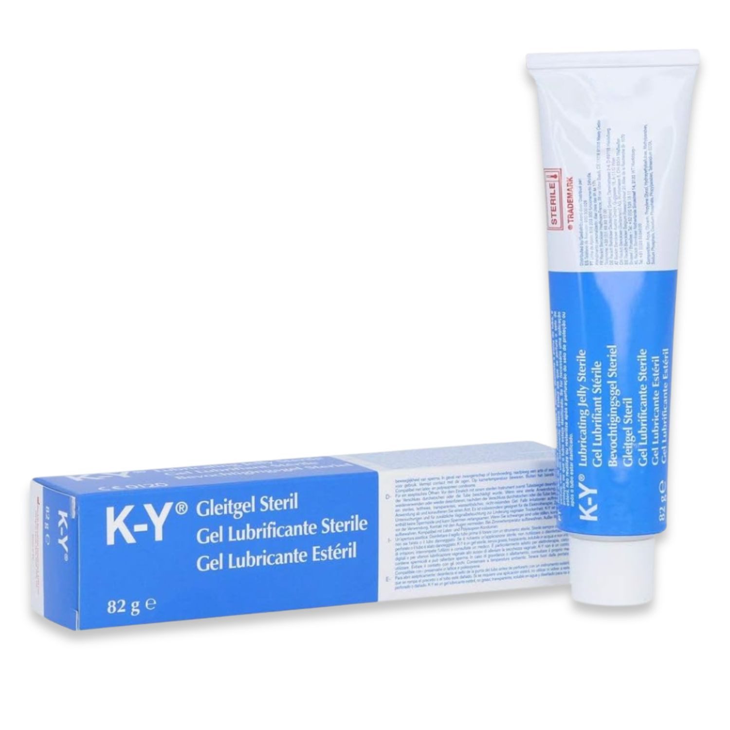 K-Y Gleitgel Gleitgel Steril 82 g – Medizinisches Gleitmittel auf Wasserbasis, steril verpackt – geruchsneutral, parfümfrei & leicht abwaschbar – ideal für, medizinische Anwendungen & Geschlechtsverkehr – kondomgeeignet