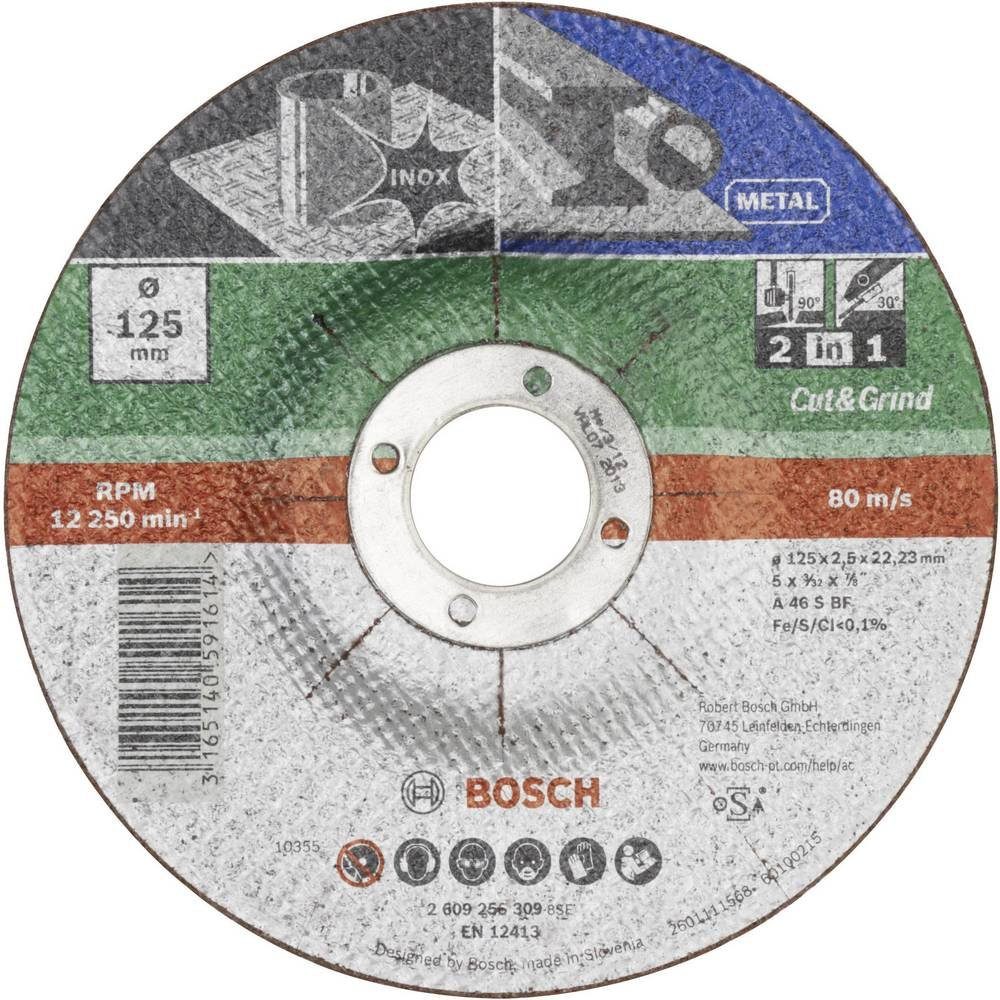 Bosch Professional BOSCH D mm 125 Trennscheibe 2-in-1 Trennscheibe