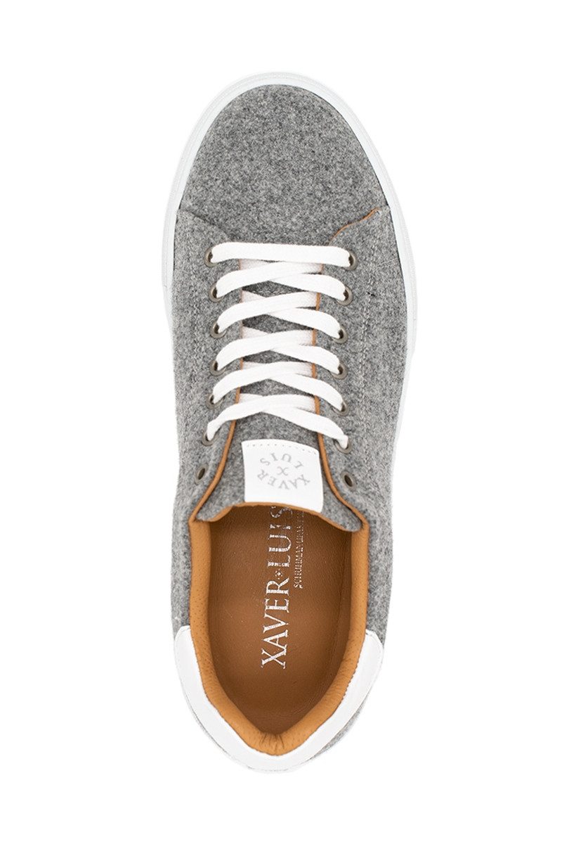XAVER LUIS Schuhmanufaktur Sneaker Damen - MIA - hellgrau Sneaker