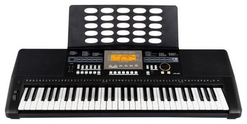 Classic Cantabile Home Keyboard CPK-403 - Arranger-Keyboard mit 61 anschlagdynamischen Tasten, (Deluxe-Set, 5 tlg., inkl. Ständer, Bank, Tasche, Kopfhörer und Schule), 618 Klänge, USB, DSP-Klangprozessor und Begleitautomatik