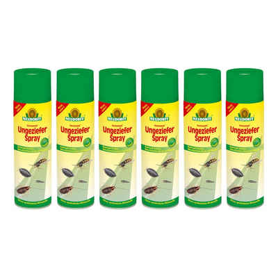 Neudorff Insektenvernichtungsmittel Permanent UngezieferSpray - 6x 500 ml