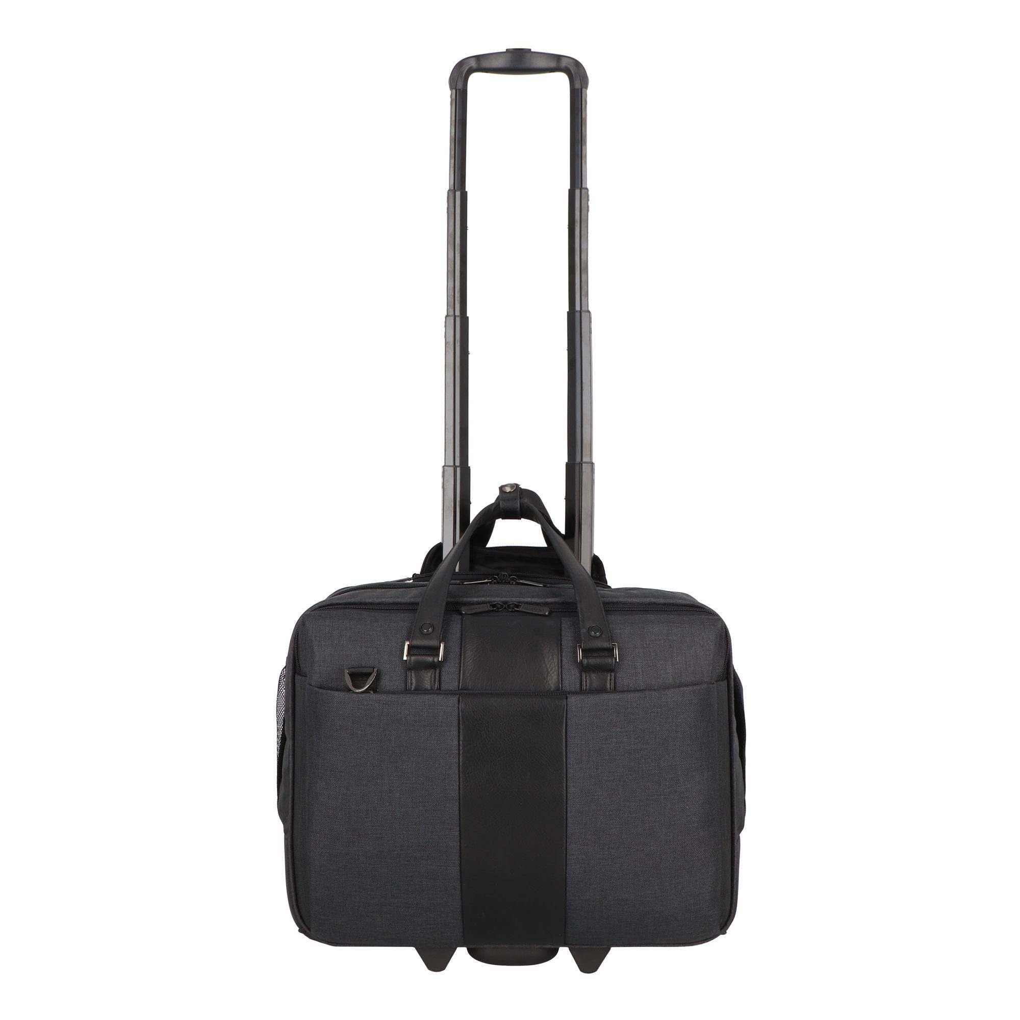 Dermata Business-Trolley, 2 Rollen, Canvas