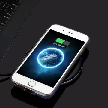 Choetech Microfaser Qi Wireless Charger Ladeadapter Qi Empfänger iPhone Wireless Charger