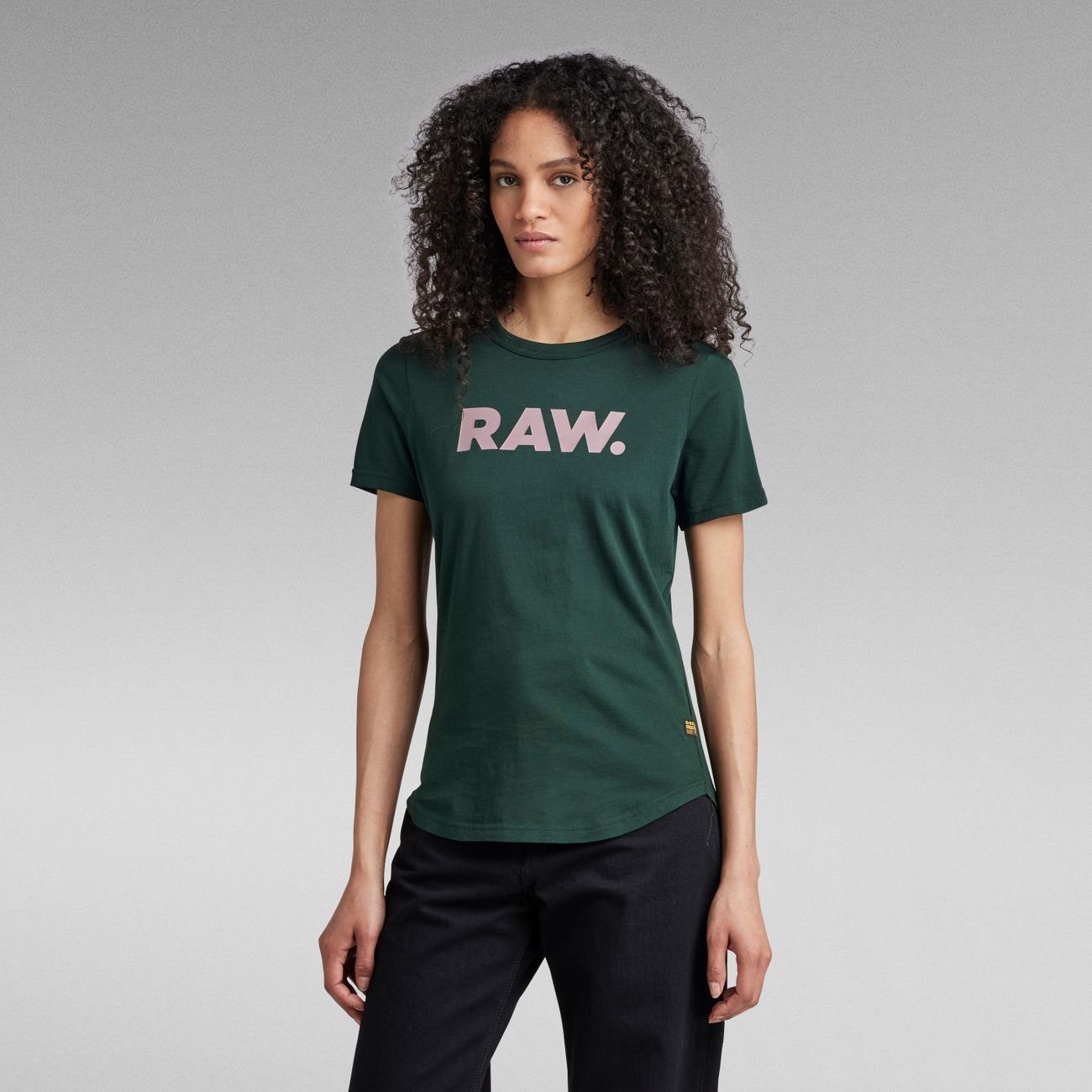 RAW t wmn RAW. G-Star r Laub T-Shirt (1-tlg) slim