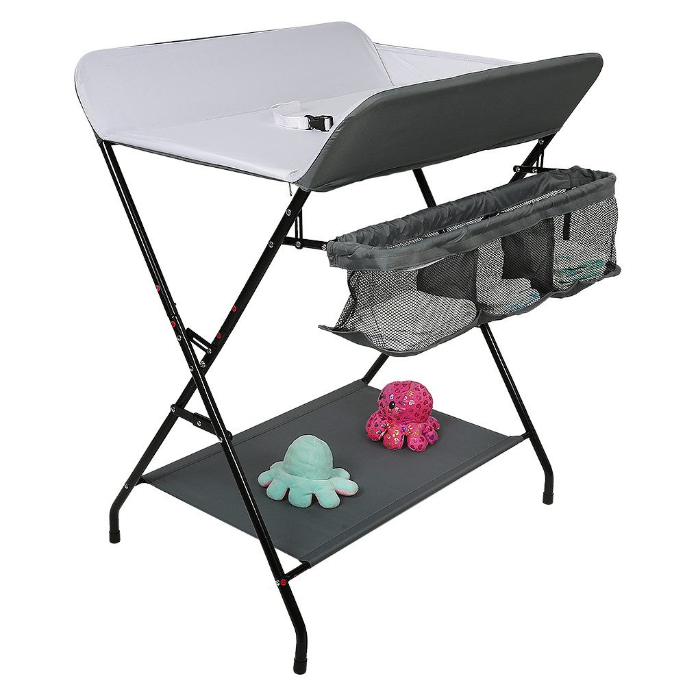 JEOBEST Wickeltisch Baby Klappbarer Wickeltisch, Baby Wickelkombi, Mobiler günstig online kaufen