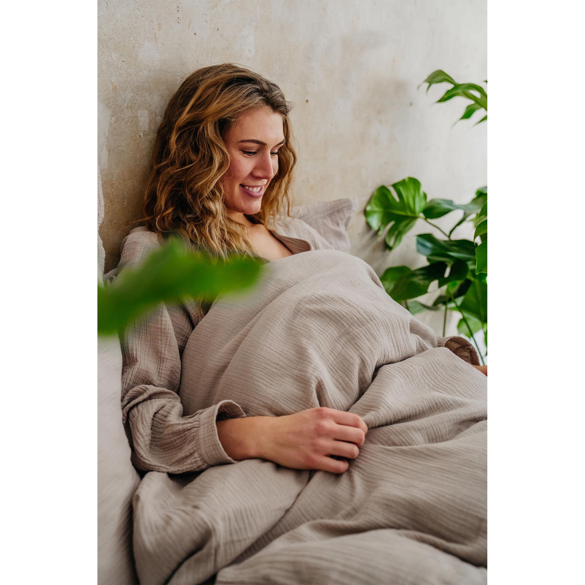 hutch&putch Kissenbezug Musselin Kopfkissenbezug - Kissenhülle - 100% Bio-B günstig online kaufen