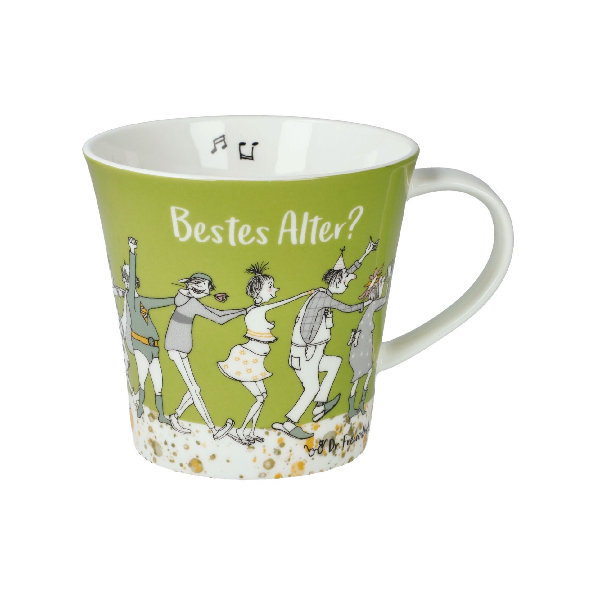 Goebel Tasse Bestes Alter 10.5x9.5x13.5 cm, Porzellan, Spülmaschinengeeignet, Mikrowellengeeignet
