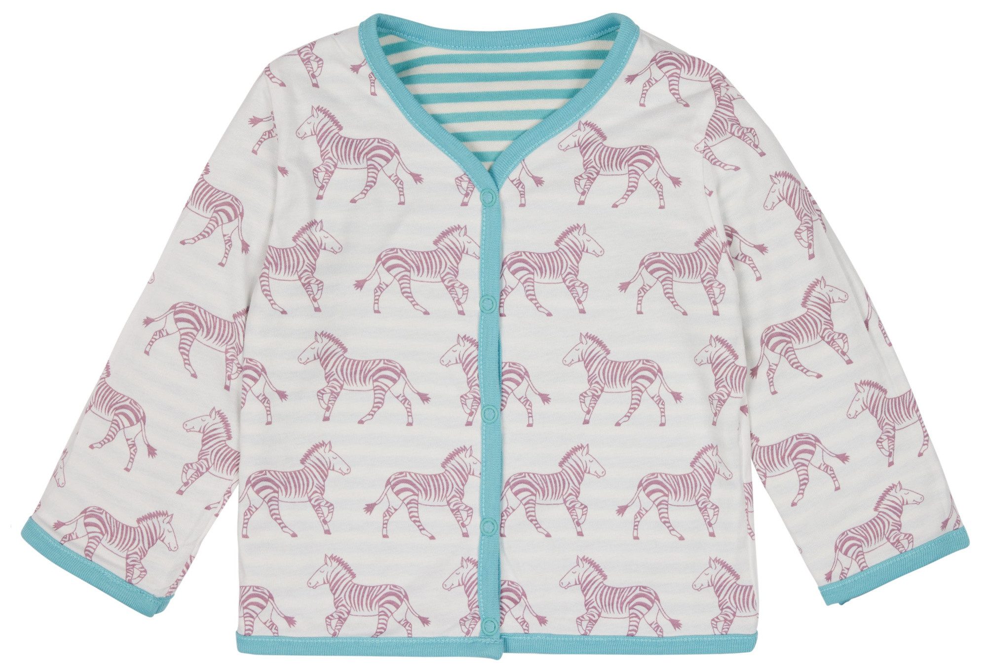 loud + proud Wendejacke mit Druckknöpfen Bio Baumwolle