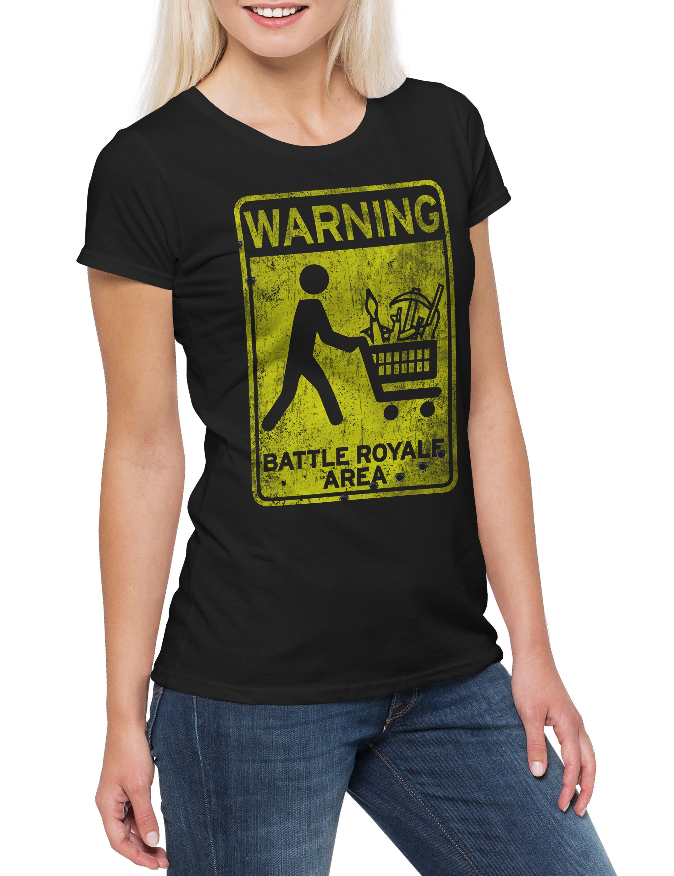 Print-Shirt AACA Logo Damen T-Shirt African Luke Comic American Cage College